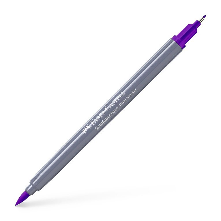 Tuschpenna Faber-Castell Goldfaber Aqua Dual Marker 284 - Purple, Övrigt