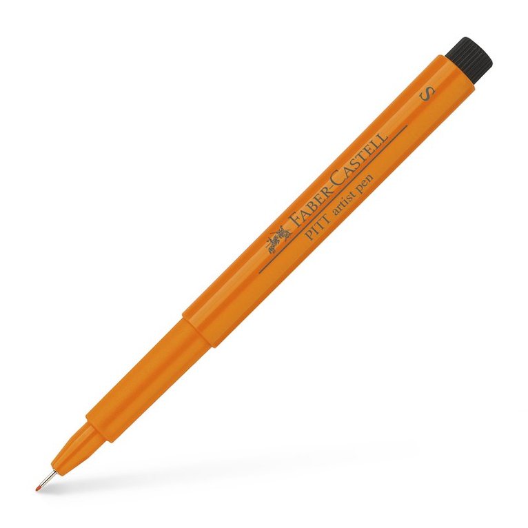 Tuschpenna S PITT Artist Pen orange 1
