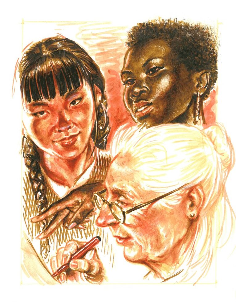 Tuschpenna PITT Artist Pen Brush 6-pack porträtt, Övrigt