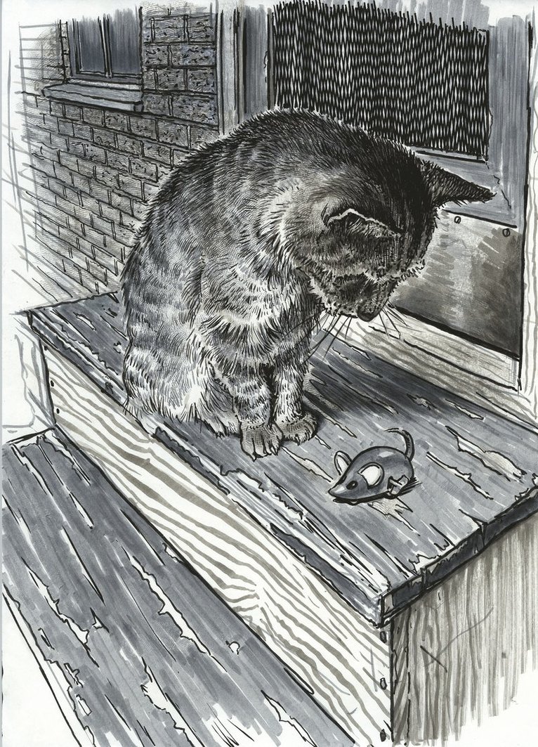 Tuschpenna PITT Artist Pen 8-pack grå & svart, Övrigt