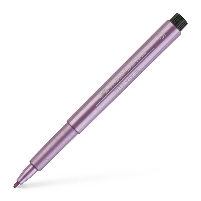 Tuschpenna Faber-Castell PITT Artist Pen 1,5 metallic rubinröd, Övrigt