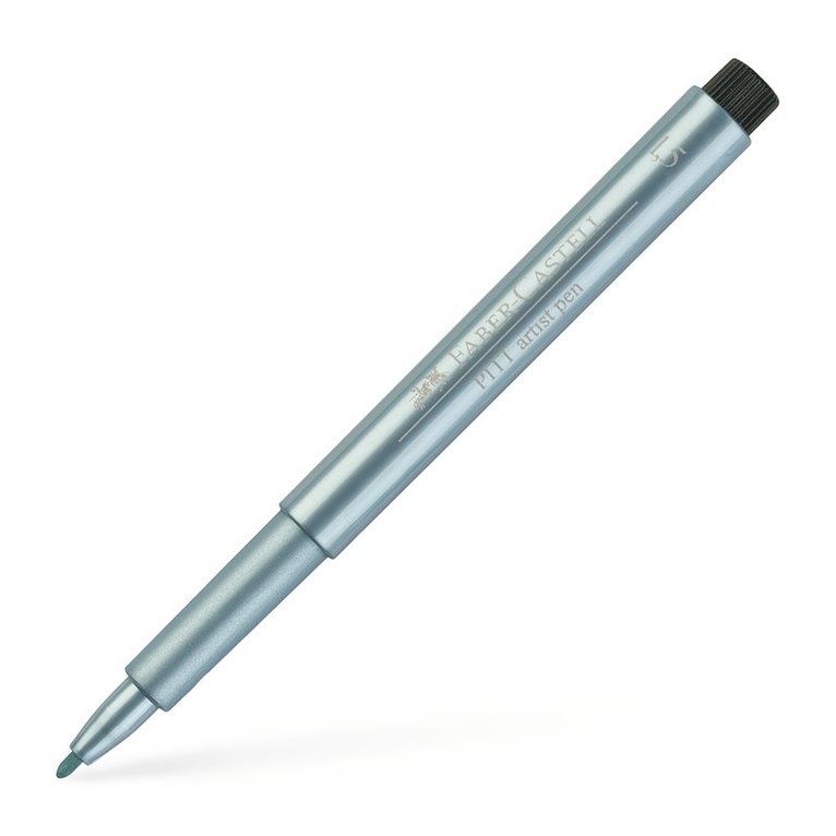 Tuschpenna Faber-Castell PITT Artist Pen 1,5 metallic blå, Övrigt