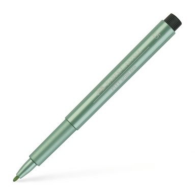 Fiberspetspenna 1,5 PITT Artist Pen metallic grön
