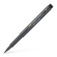 Fiberspetspenna B PITT Artist Pen varm mörkgrå