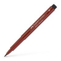 Fiberspetspenna B PITT Artist Pen rödbrun