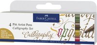 Kalligrafipenna Faber-Castell Pitt Artist Pen Calligraphy 4-pack