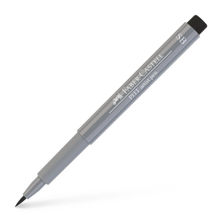 Tuschpenna SB PITT Artist Pen kall grå 1