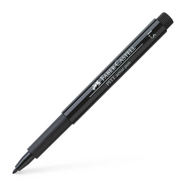 Fiberspetspenna 1,5 PITT Artist Pen svart 1