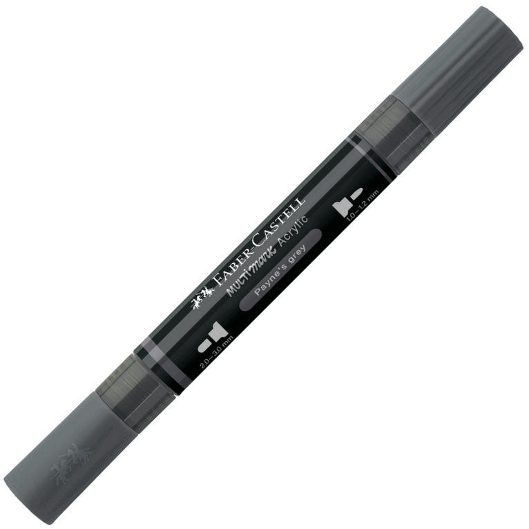 Tuschpenna Faber-Castell Multimark Acrylic - 181 Payne's grey, Övrigt
