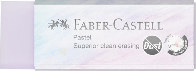 Radergummi Pastell dammfritt pastell, Övrigt