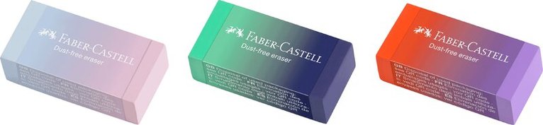 Radergummi Faber-Castell Flow PVC & Dust free, Övrigt