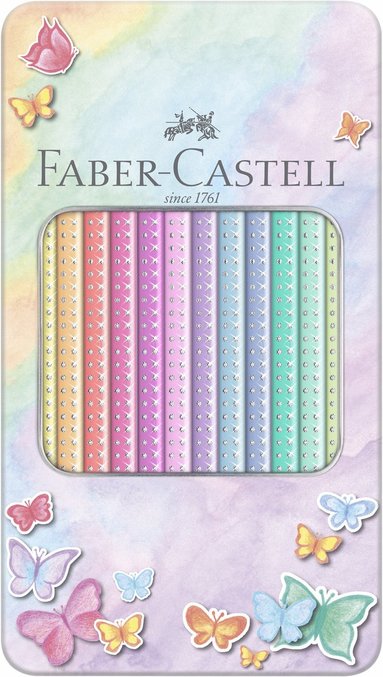 Färgpenna Faber-Castell Sparkle Pastell 12 färger 1