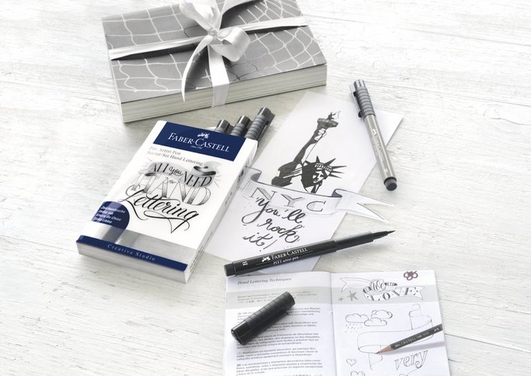 Pennset Faber-Castell Pitt Artist Pen Hand Lettering Starter kit, Övrigt