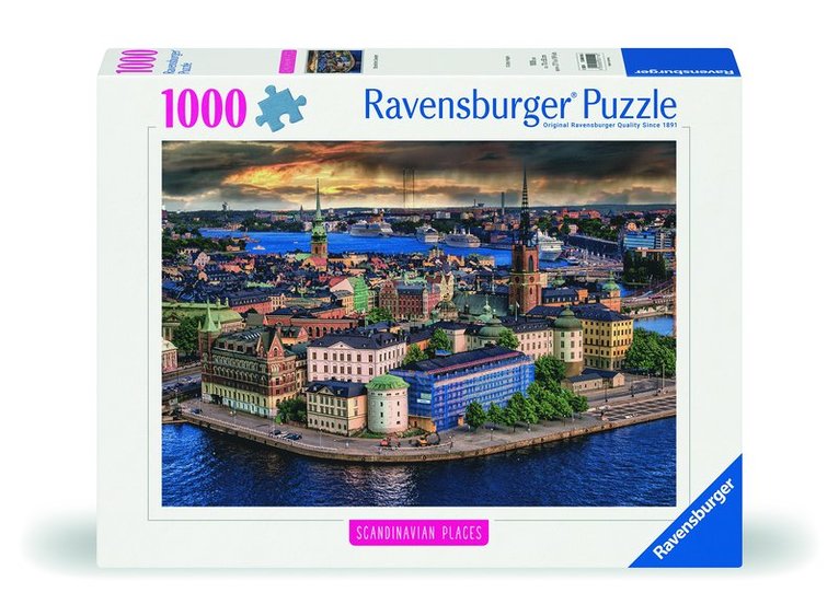 Pussel 1000 bitar Scandinavian Stockholm, Övrigt