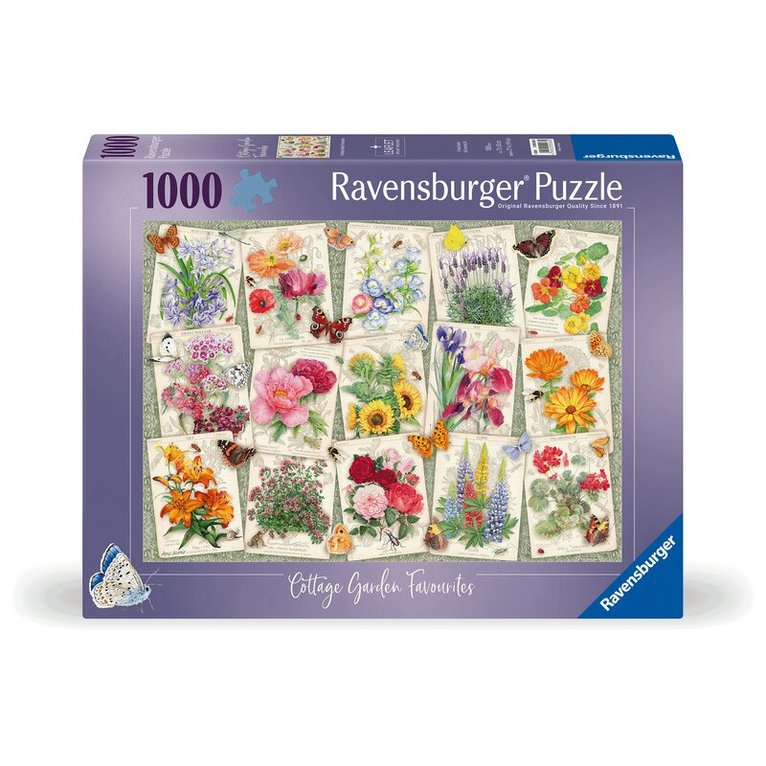 Pussel 1000 bitar - Garden Flowers, Övrigt