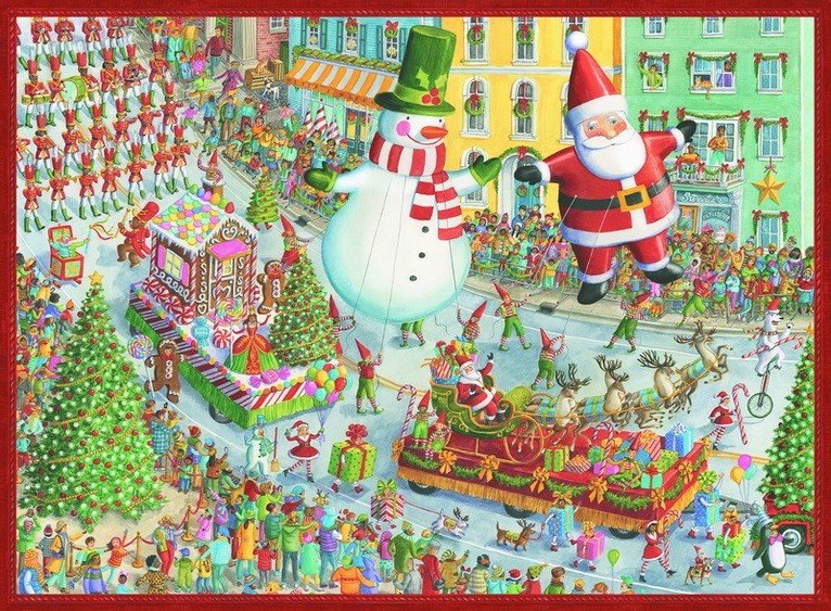 Pussel 500 bitar Here Comes Christmas!, Övrigt