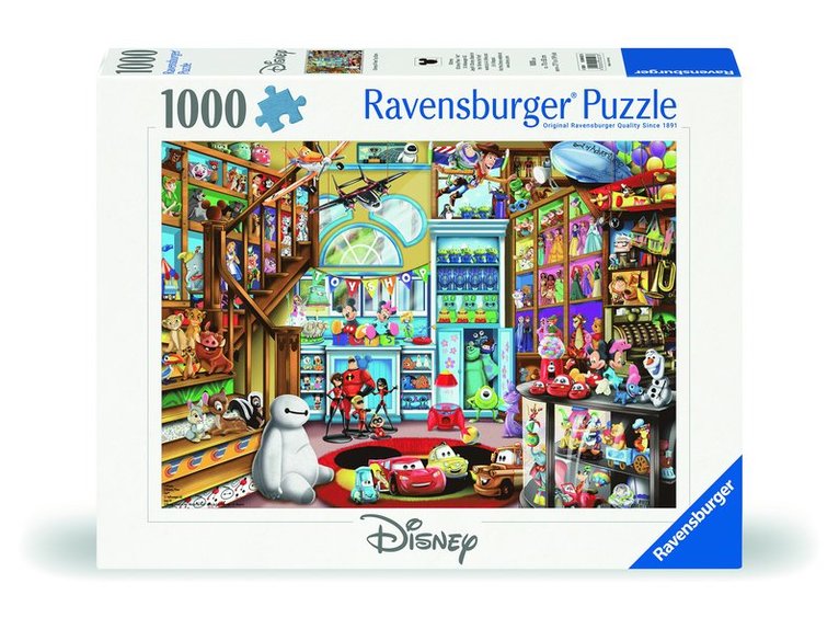 Pussel 1000 bitar Disney leksaksaffär, Övrigt