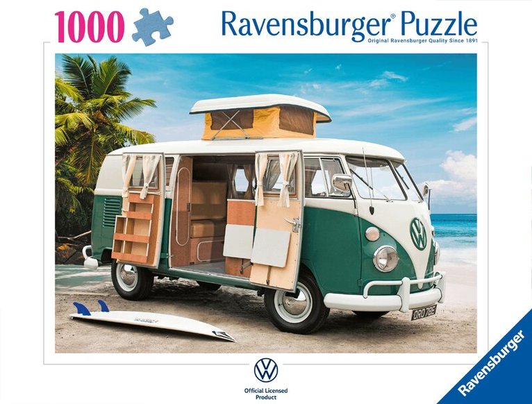 Pussel 1000 bitar Bulli T1 Camper Van, Övrigt