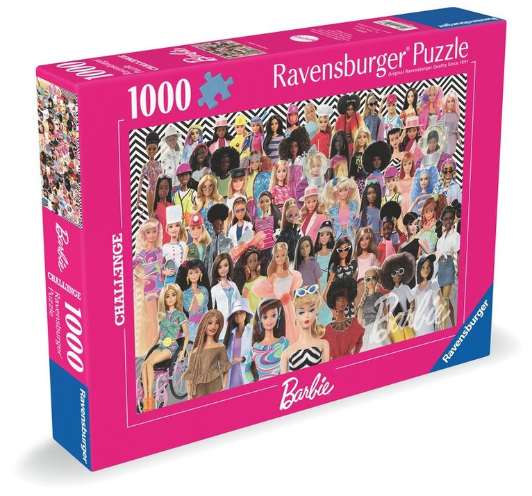 Pussel 1000 bitar - Barbie Challenge, Övrigt