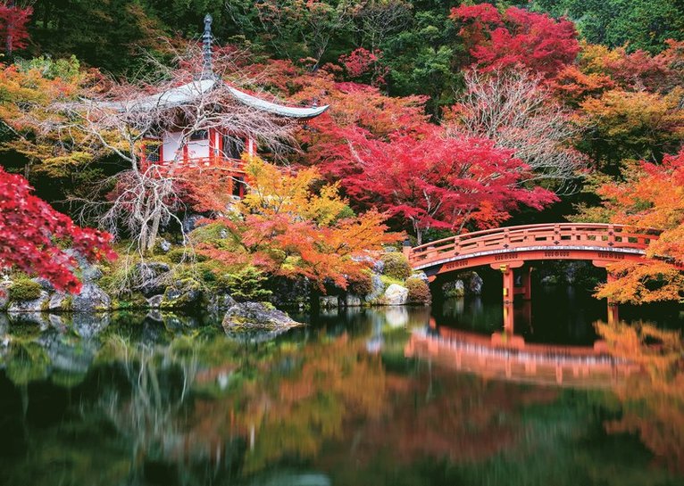 Pussel 1000 bitar - Daigo-ji, Kyoto Japan, Övrigt
