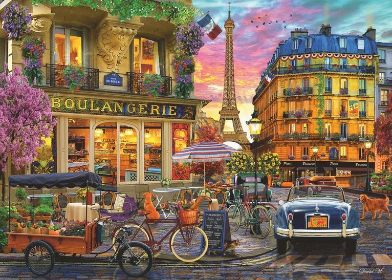 Pussel 1000 bitar - Paris At Dawn, Övrigt