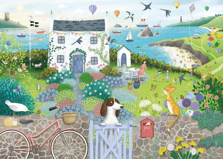 Pussel 1000 bitar Coastal Cottage, Övrigt