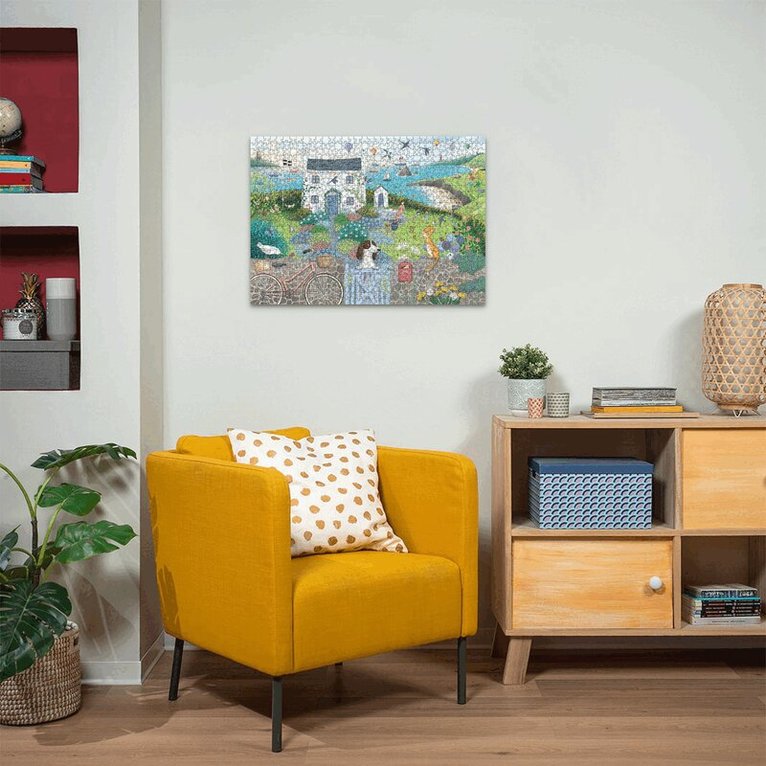 Pussel 1000 bitar Coastal Cottage, Övrigt