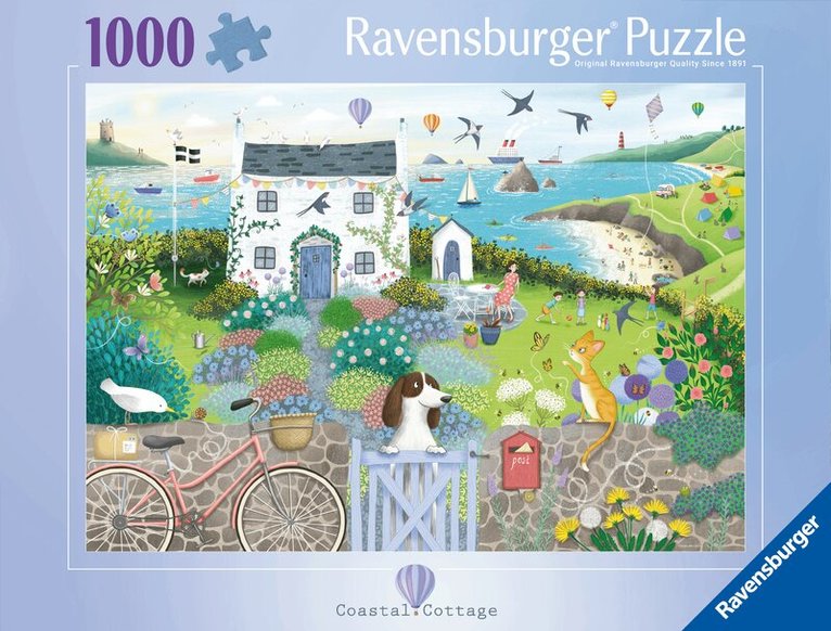 Pussel 1000 bitar Coastal Cottage, Övrigt