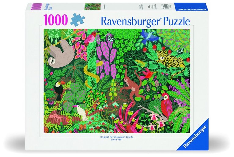 Pussel 1000 bitar Magical Rain Forest, Övrigt