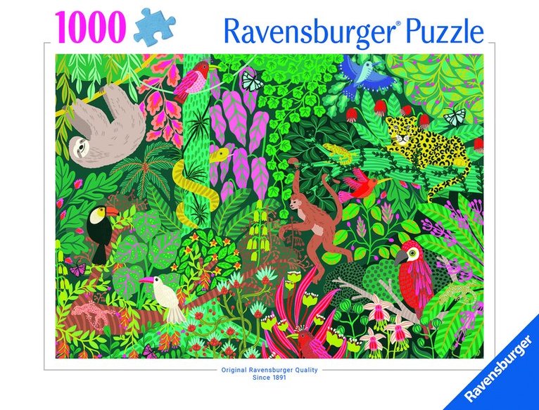 Pussel 1000 bitar Magical Rain Forest, Övrigt