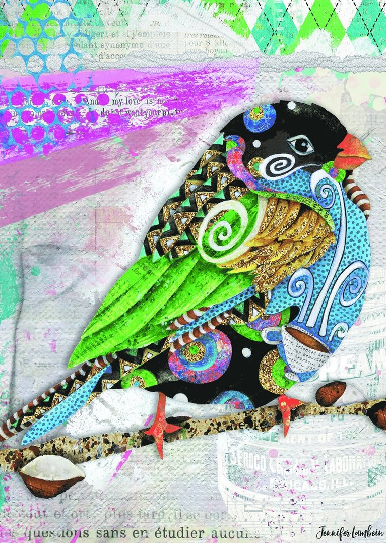 Pussel 1000 bitar Swirly Bird, Övrigt