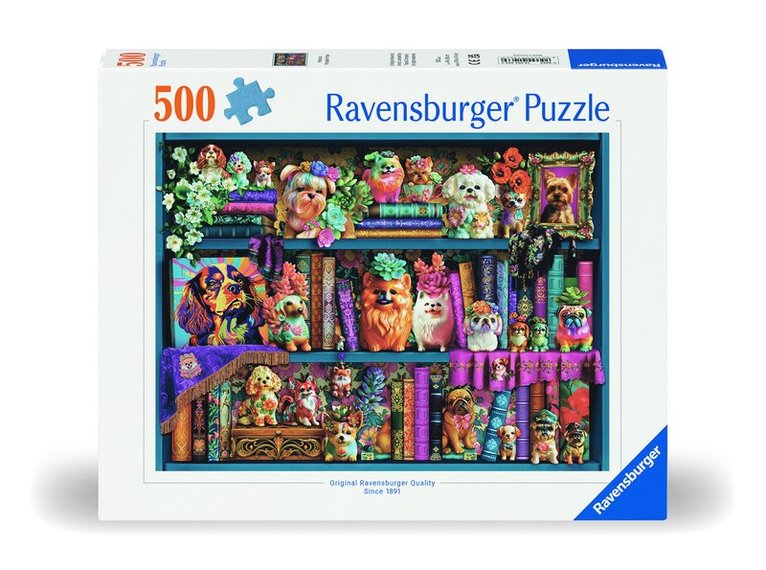 Pussel 500 bitar Precious Porcelain Pups, Övrigt