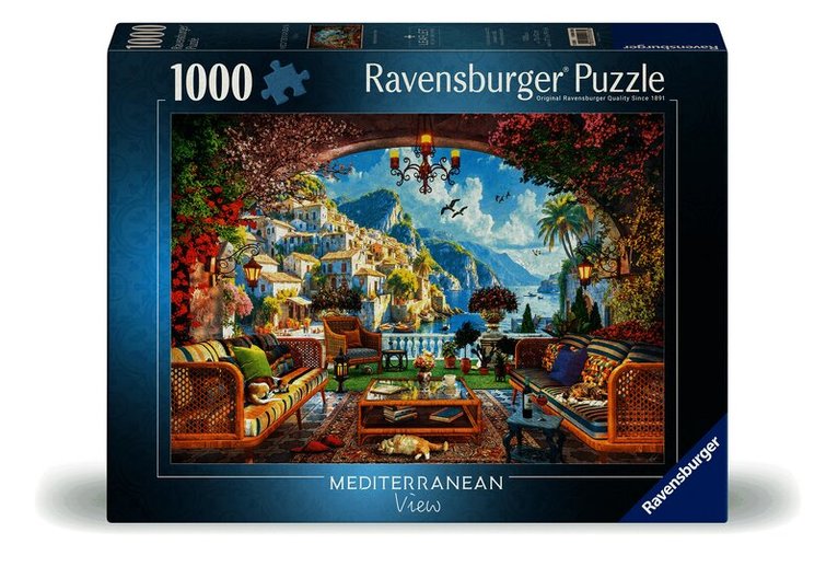 Pussel 1000 bitar Mediterranean Terrace View, Övrigt