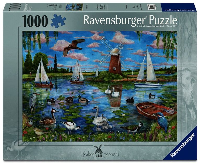 Pussel 1000 bitar Life along the Broads, Övrigt