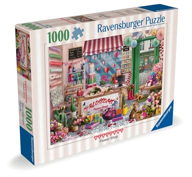 Pussel 1000 bitar Blossom flower shop, Övrigt