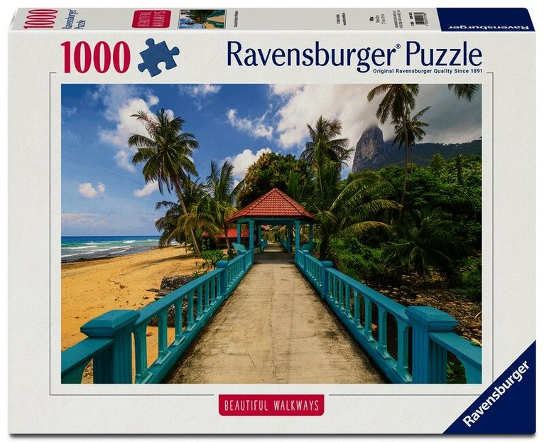 Pussel 1000 bitar Colorful Bridge in Malaysia, Övrigt