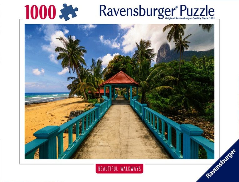 Pussel 1000 bitar Colorful Bridge in Malaysia, Övrigt