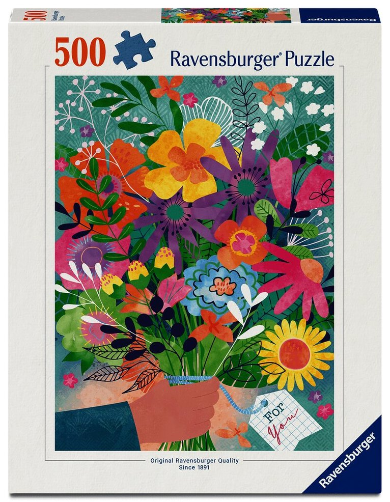 Pussel 500 bitar Flowers for you, Övrigt