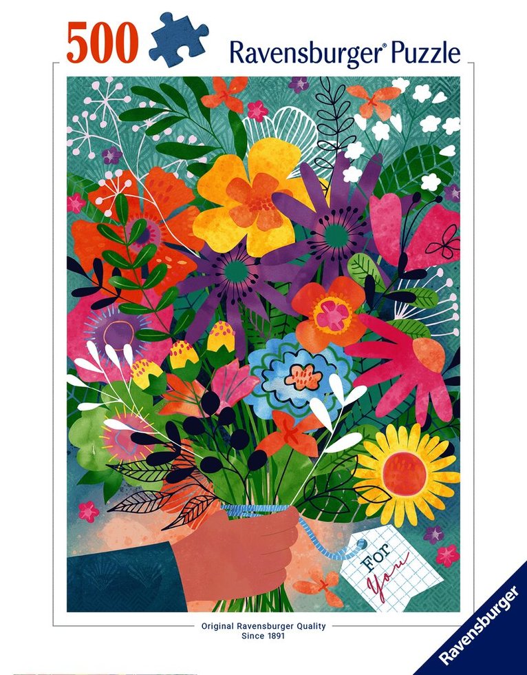 Pussel 500 bitar Flowers for you, Övrigt