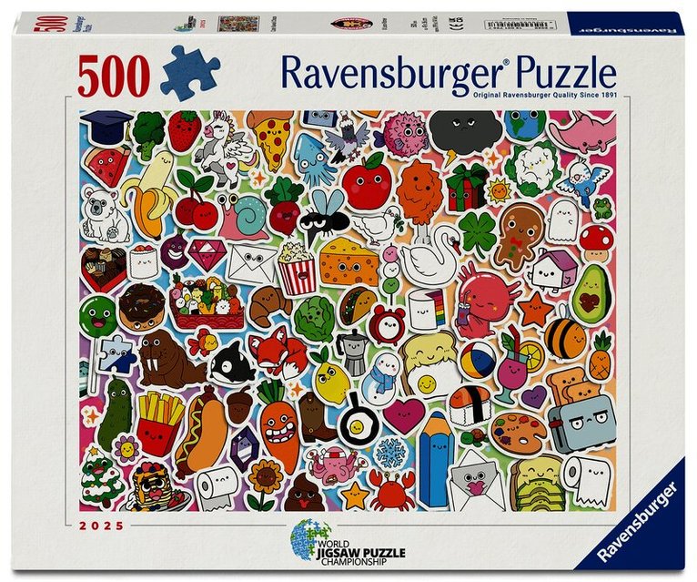 Pussel 500 bitar Cute Kawaii Chaos, Övrigt