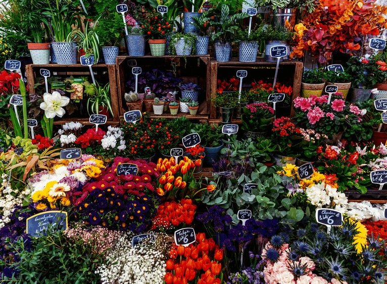 Pussel 500 bitar Market, France, Övrigt