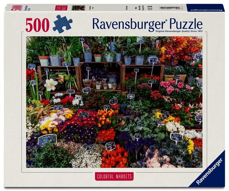 Pussel 500 bitar Market, France, Övrigt