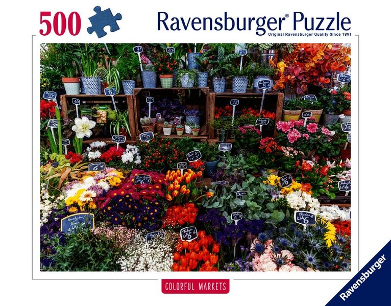 Pussel 500 bitar Market, France, Övrigt