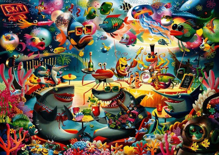 Pussel 1000 bitar Ocean Lounge, Övrigt