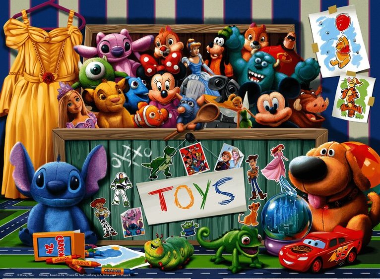 Pussel 100 bitar Disney Pixar Multicharacter, Övrigt