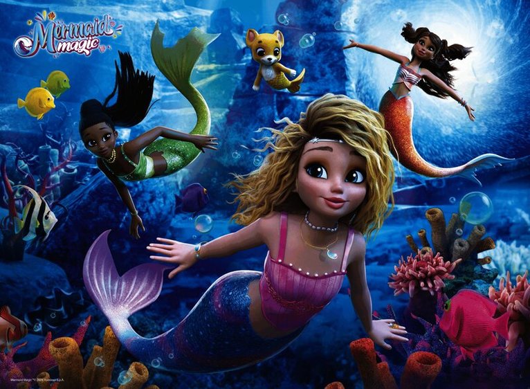 Pussel 200 bitar Mermaid Magic, Övrigt