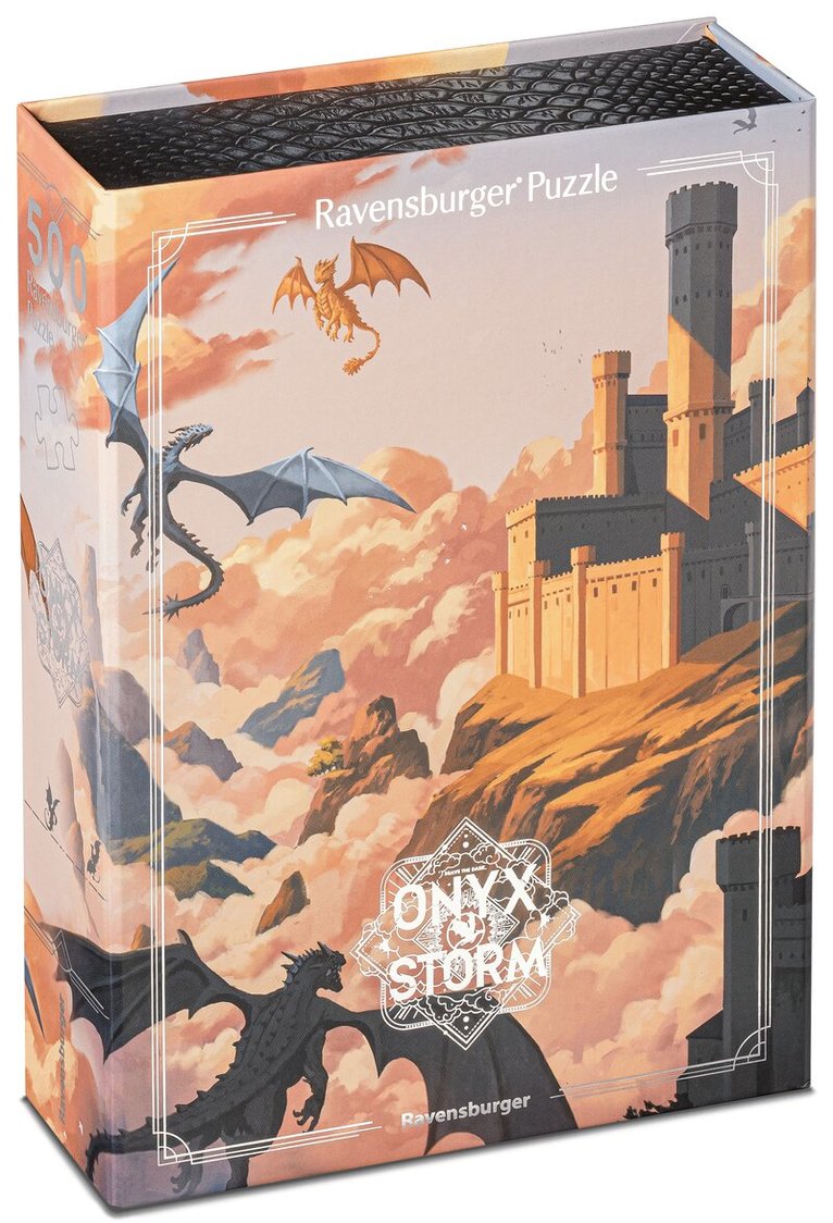 Pussel 500 bitar Romantasy Onyx Storm, Övrigt. Tillgänglighet: Tillfälligt slut
