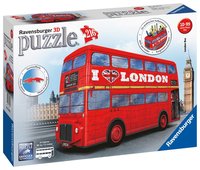 3D-pussel 216 bitar 3D London Bus