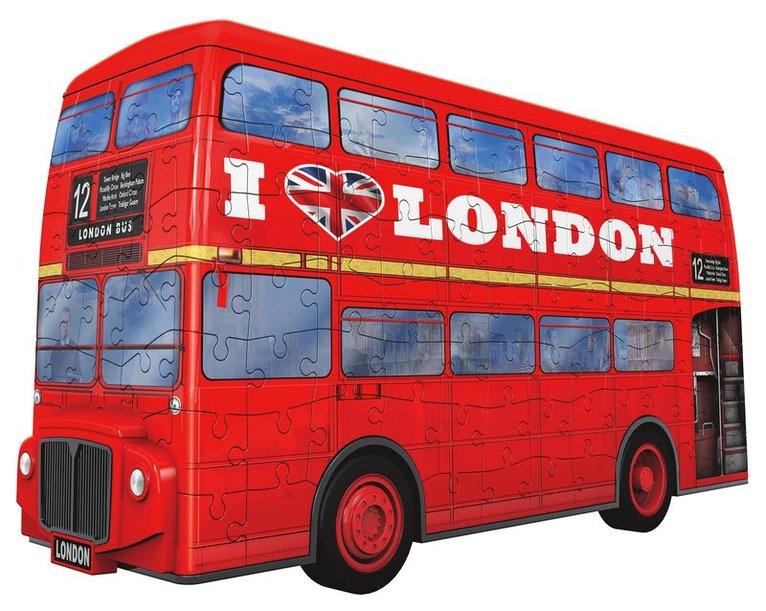 3D-pussel 216 bitar London Bus, Övrigt