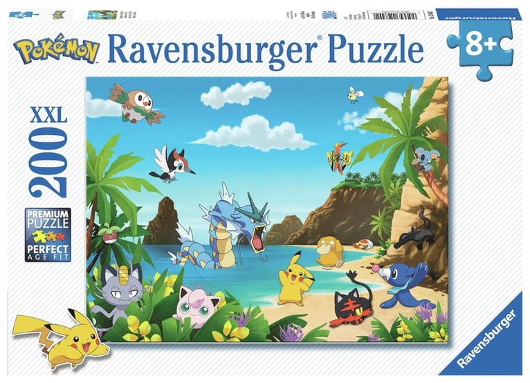 Pussel 200 bitar Pokémon Gotta Catch 'Em All, Övrigt